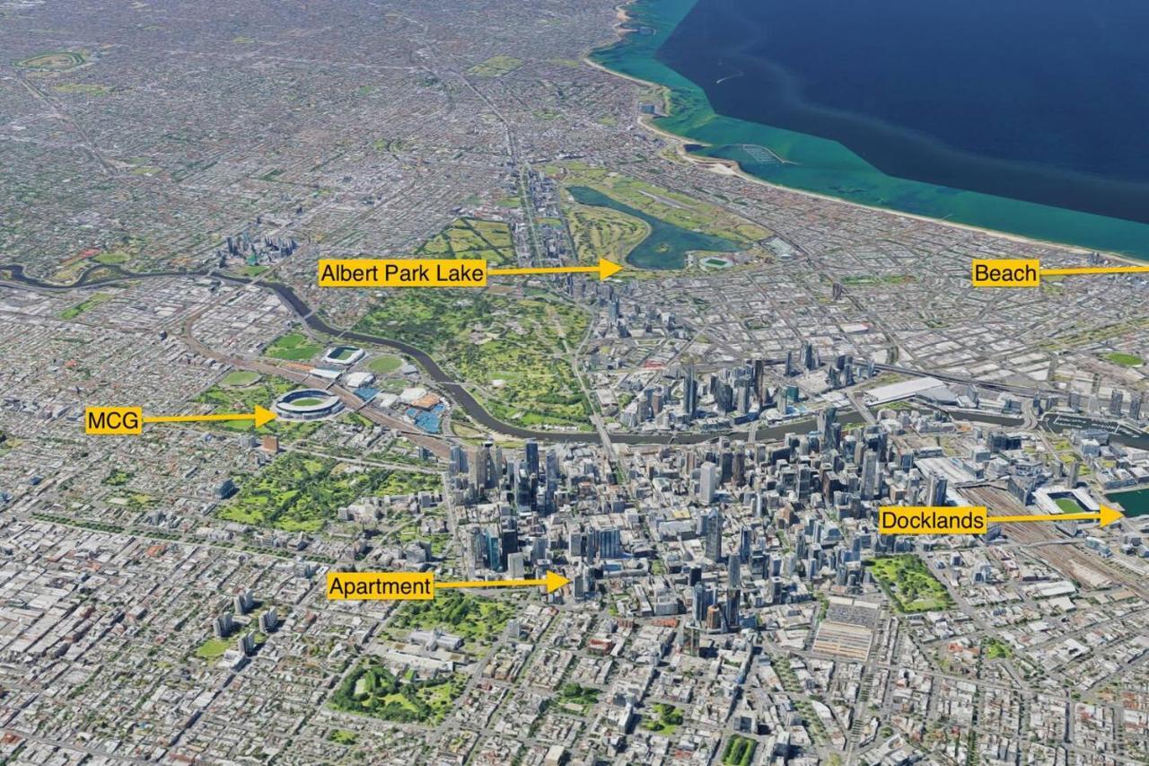Central Sleek City Living Close To Everything Melbourne Esterno foto